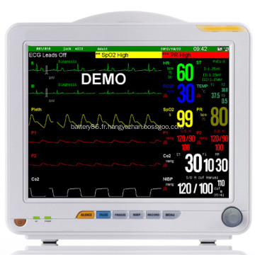 Moniteur patient médical d&#39;équipement ambulancier à paramètres multiples